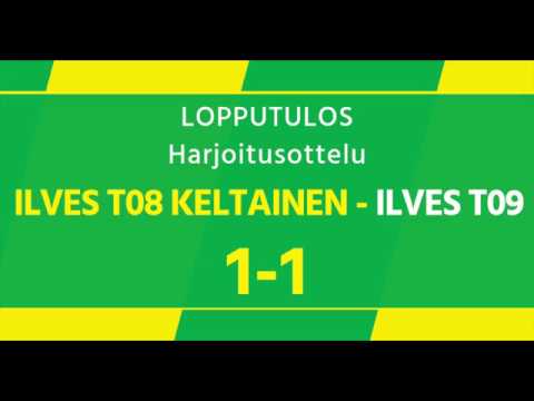 2019 Ilves T08 Keltainen vs Ilves T09 1-1 harjoitusottelu
