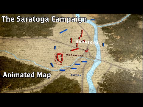 Battle of Saratoga | Animated Battle Map