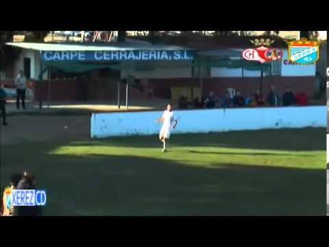 Gol de Juan Ureba en el chiclana