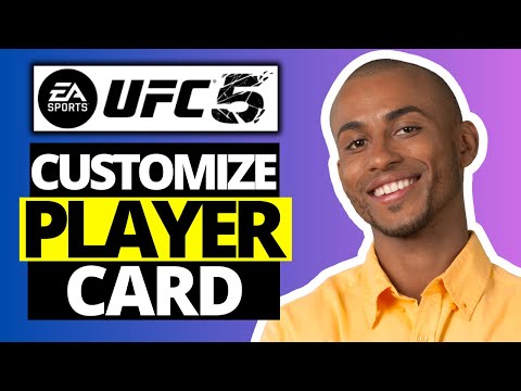Cómo personalizar la tarjeta de jugador en UFC 5