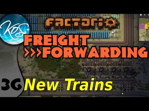Factorio Freight Forwarding Mod 36 - BUILDING UP INFRASTRUCTURE - Let's Play