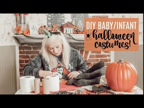 DIY BABY HALLOWEEN COSTUMES | last minute and easy