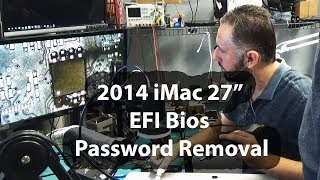iMac 27" late 2014 Unlock EFI Bios Password removal - A1419 Firmware rom chip replacement