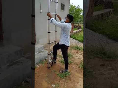 Corvids 12.5 Ft Aluminum Telescopic Ladder