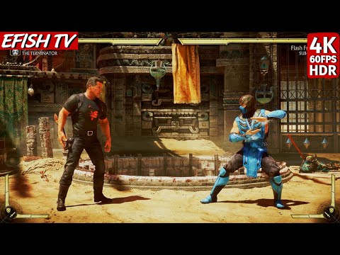 The Terminator vs Sub-Zero (Hardest AI) - Mortal Kombat 11