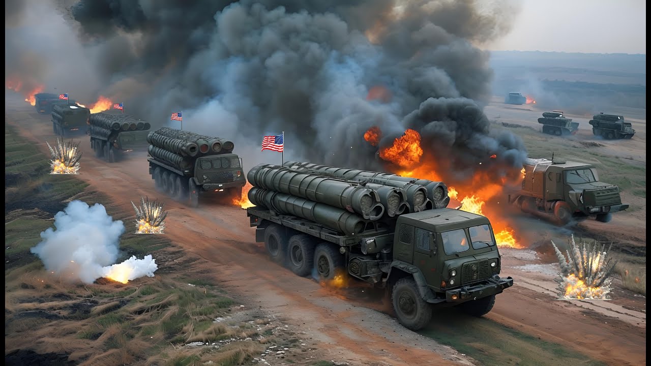 Today, a 3,000-missile US convoy to Ukraine was intercepted by Russian forces