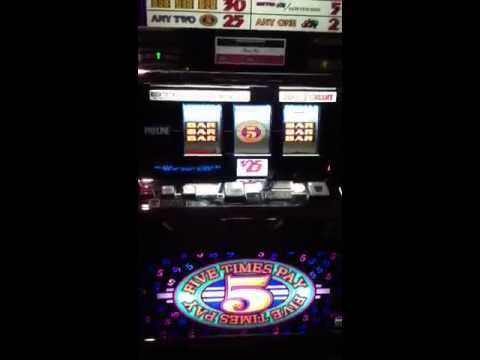 Slot Machine Jackpot $25 5 Times Pay