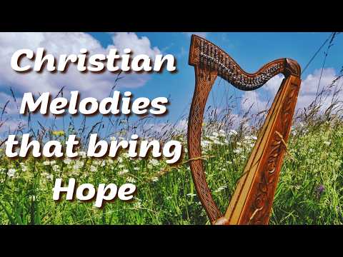 Melodien auf der Harfe, die Hoffnung bringen