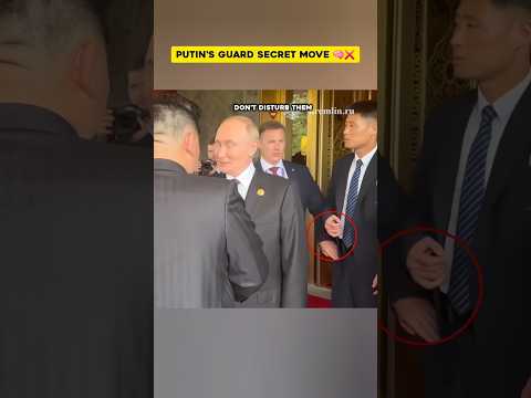 🔥 Putin’s Bodyguard Protects⚡Kim Jong !!