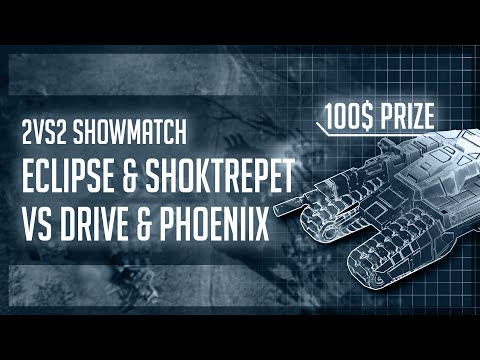 [C&C3: Kane's Wrath] Phoenix & Drive Vs. Shoktrepet & Eclipse  Bo9 100$ Showmatch [4K]