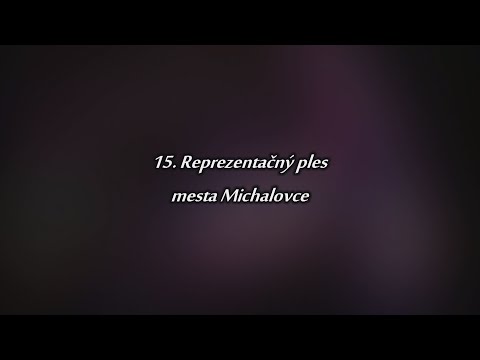 15. Reprezentačný ples Michalovce 2025