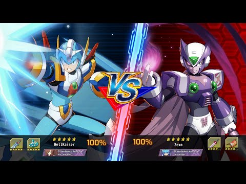 MegaMan X Dive - Fourth Armor X vs Nightmare Zero