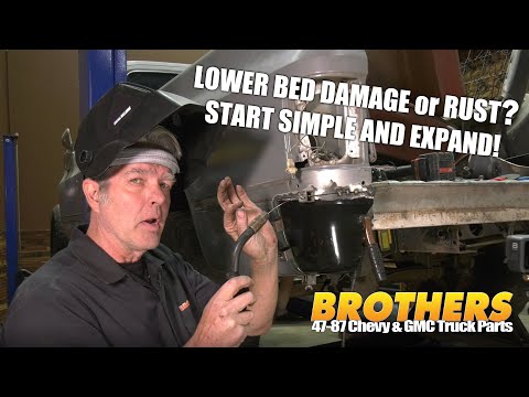 1947-87 Chevy & GMC Truck Lower Bed Corner Repair - Rust / Damage / Dents