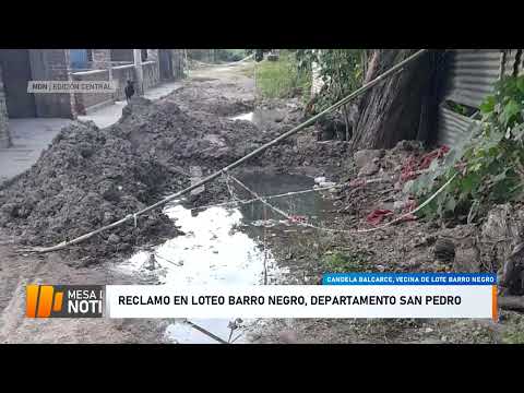 Vecinos de Loteo Barro Negro conviven con líquidos cloacales