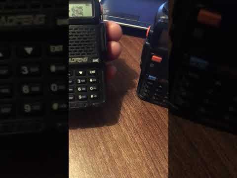 How to connect  two Baofeng radio communications
