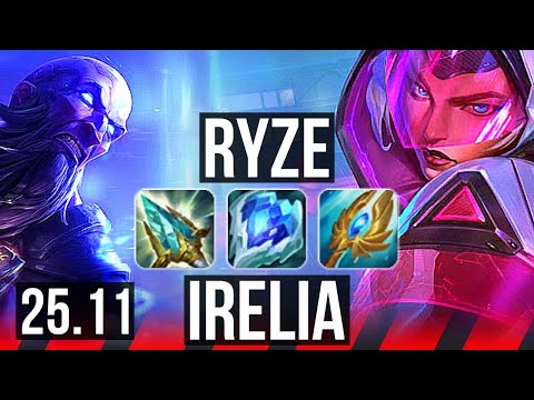 RYZE vs IRELIA (TOP) | NA Master | 25.11