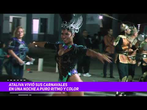 Ataliva vivió sus Carnavales en una noche a puro ritmo y color