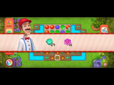 Gardenscapes Level 2355 Walkthrough "No Boosters Used"