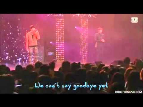 [Eng sub] ZE:A 제국의아이들 (Kwanghee & Hyungsik) - 안녕이라고 말하지마 (Don't Say Goodbye) LIVE