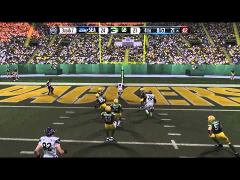 MADDEN NFL 15 PS4: Seahawks vs. Packers - Week 1 (3. part)