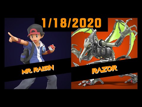 ECG Weekly 1/18/2020 - Winners Round 1 - Mr.Raisin(Pokemon Trainer) Vs. Razor(Ridley) - SSBU