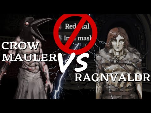 How to win against Crow Mauler without the iron mask or a red vial