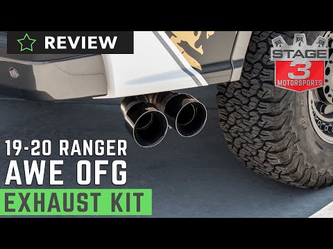 2019-2020 Ford Ranger AWE 0FG Dual Exit Cat-Back Crawler Conversion Exhaust Kit Review