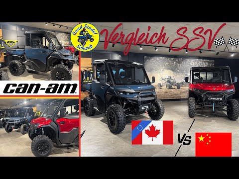 Extensive comparison between BRP Can Am Traxter HD11 & CFMOTO U10 Pro Highland: Driving test HD11...