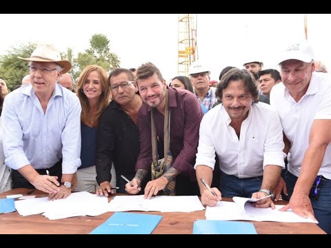 Gobernador firma convenios para la construcción de pozos de agua