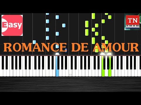Spanish Ballad - ROMANCE DE AMOUR [ EASY] | Piano Tutorial