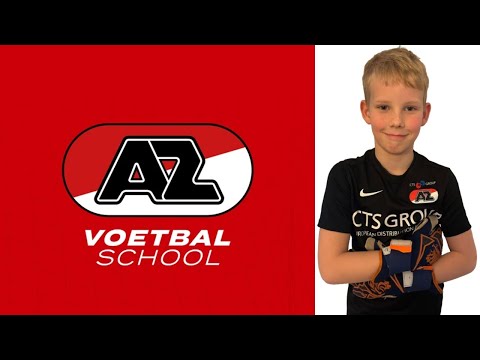 Impressie AZ Voetbalschool in de regio toernooi 02-11-2025| Keeper Bram de Heer | AZ jeugdopleiding