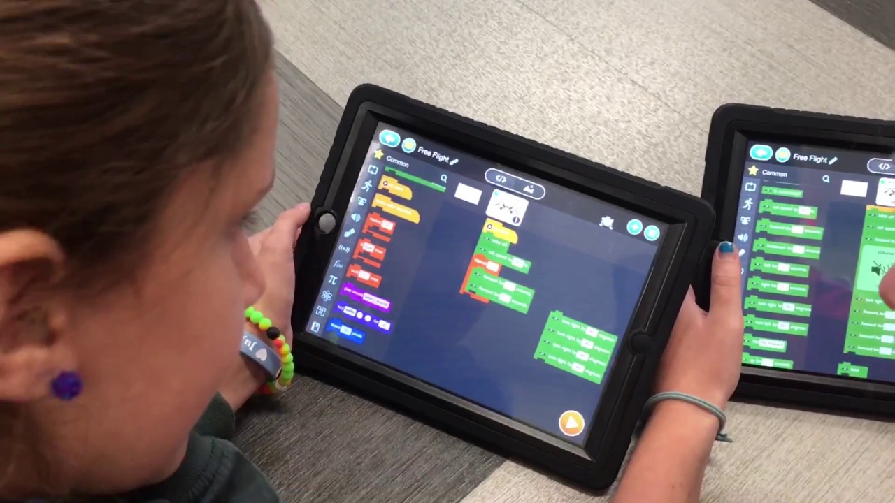 Coding Parrot Drones Using Tynker