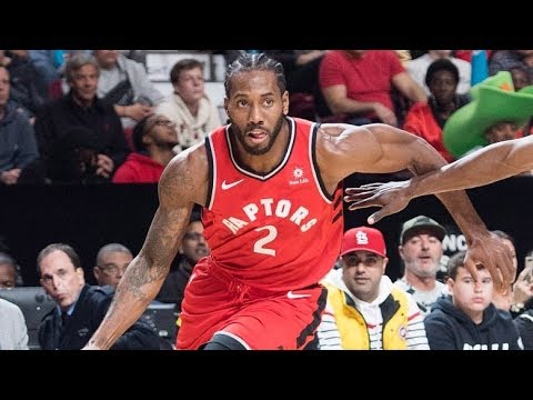 Kawhi Leonard Raptors Debut! Full Highlights Raptors vs Cavs (24 Pts, 12 Rebs) 10-17-2018