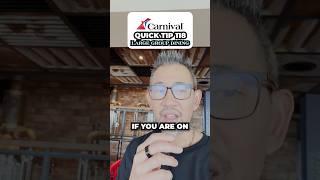 Carnival Cruise Quick Tips - 118 group dining
