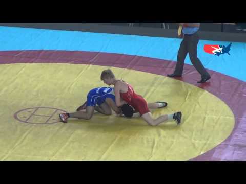 Cadet World FS - Nickal (USA) tech. fall Hovsepyan (ARM), 76 kg