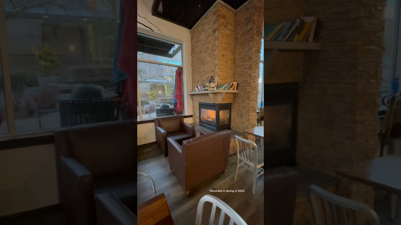 #coffeeshop with a cozy corner at Visible Coffee Roasters in Mill Creek, WA #coffeetour #coffeebuzz