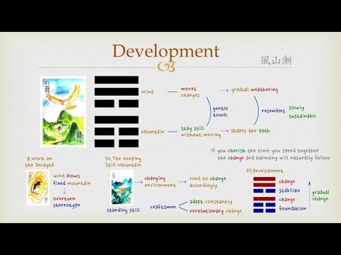 Goodie's I Ching - #53 Development (Hexagram)