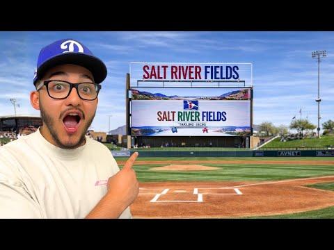 I went To The BEST Spring Training Stadium (Salt River Fields)