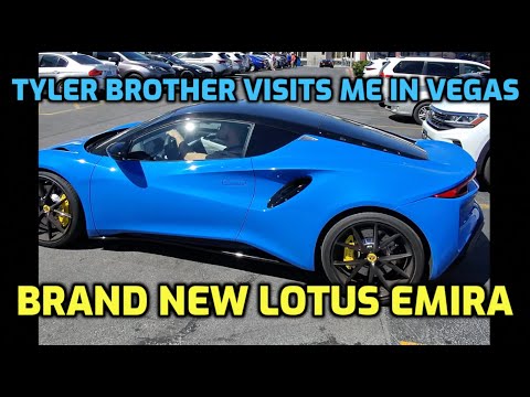 Tyler Brother Visits Me In Vegas With New Lotus Emira