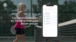 How to Create Player Groups on the Universal Tennis App