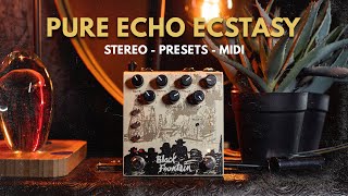 Video thumbnail for Old Blood Noise Endeavors Black Fountain Stereo Demo by The Pedal Zone