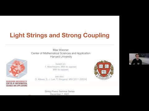 Max Wiesner - Light Strings and Strong Coupling