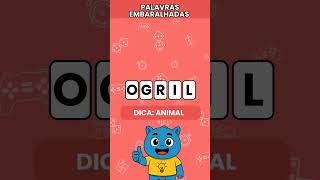 Desafio de Palavras Embaralhadas / Descubra o Animal