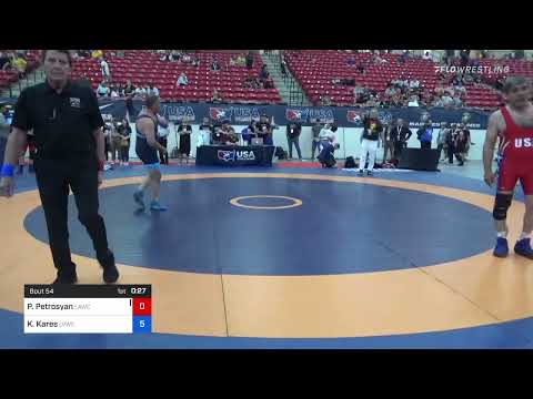 88 Lbs Rr Rnd 1 - Petros Petrosyan, Los Alamitos WC Vs Kevin Kares, Las Vegas Wrestling Club 9e1b
