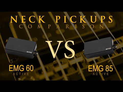 EMG 60 vs EMG 85 - Active NECK Pickup Guitar Tone Comparison / Review