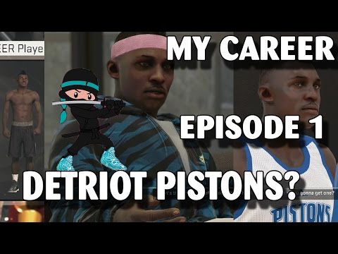 NBA 2K15 Next Gen MyCareer - Episode 1 - Creation - 10 Day Contract with Pistons