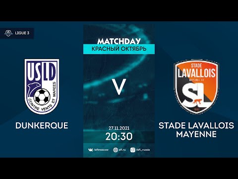 AFL21. France. Ligue 3. Day 16. Dunkerque - Stade Lavallois Mayenne