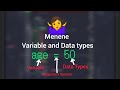 Menene Variable And Data Types