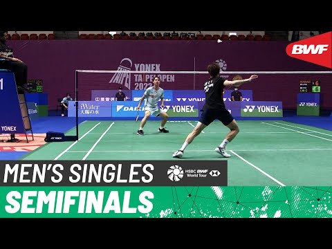 YONEX Taipei Open 2022 | Kodai Naraoka (JPN) [4] vs. Lin Chun-Yi (TPE) | SF