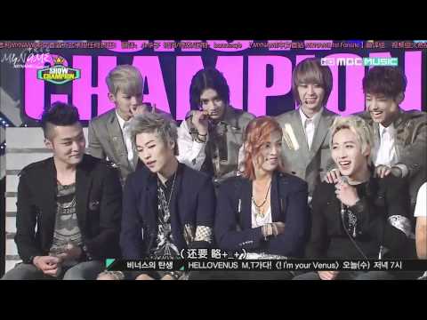 [中字][MN中首]120613 MBC Show Champion - MYNAME 採訪 Cut